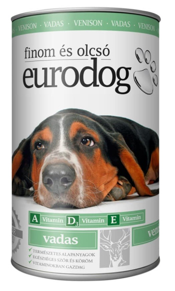 Пресервы для собак Консервы для собак Eurodog (оленина)