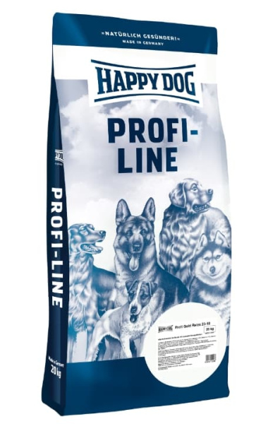 Каталог Сухой корм для собак HAPPY DOG Profi-Line Gold Relax 23/10 20 кг (60615) для собак