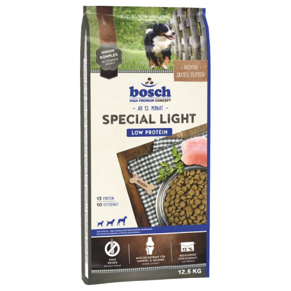Питание для собак с больными почками и печенью Сухой корм для собак Bosch Special Light