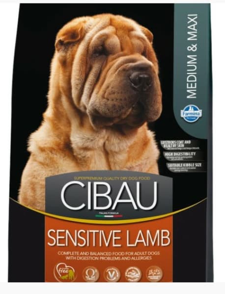 Сбалансированный сухой корм для собак Сухой корм для собак Farmina Cibau Sensitive Lamb Medium & Maxi