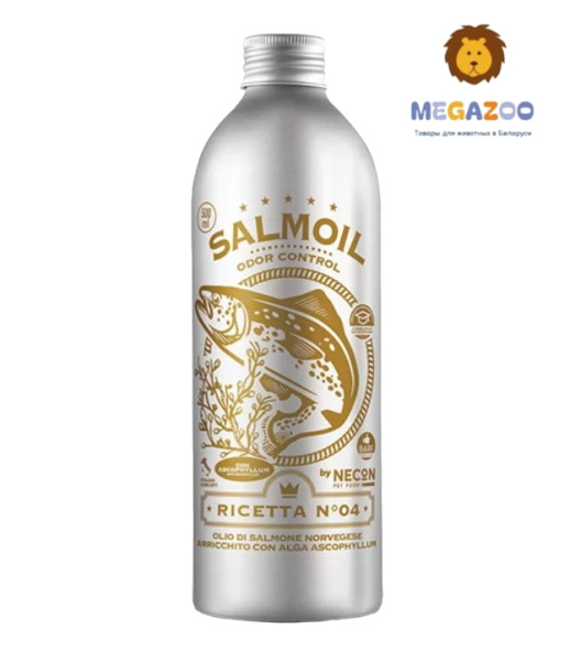 Рыбий жир для кошек и собак NECON SALMOIL RICETTA 4