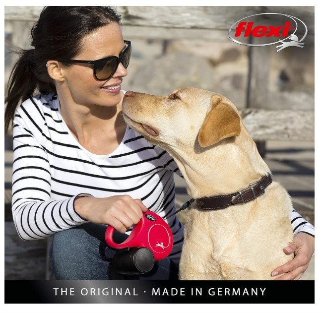 Поводок-рулетка Flexi NEW CLASSIC черный (лента)