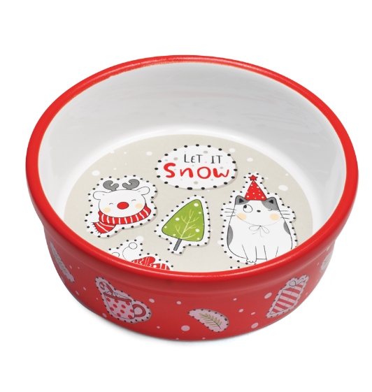 Миска керамическая "Снежок" NEW YEAR Triol