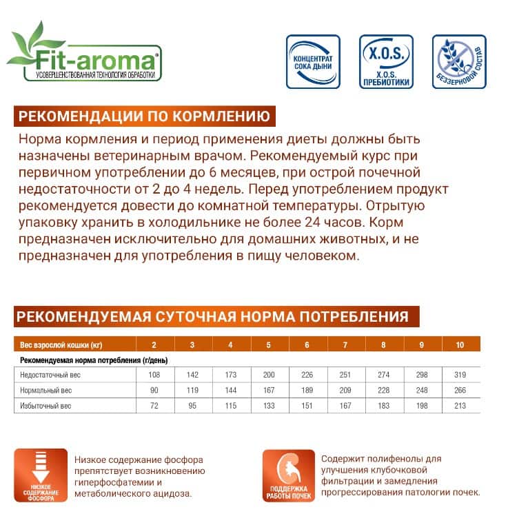 Диетическое питание для кошек Monge VetSolution Renal and Oxalate Cat 