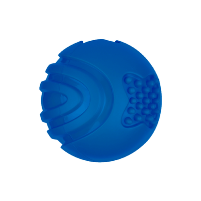 Игрушка Mr.Kranch для собак Мяч 6,5 см синий с ароматом курицы