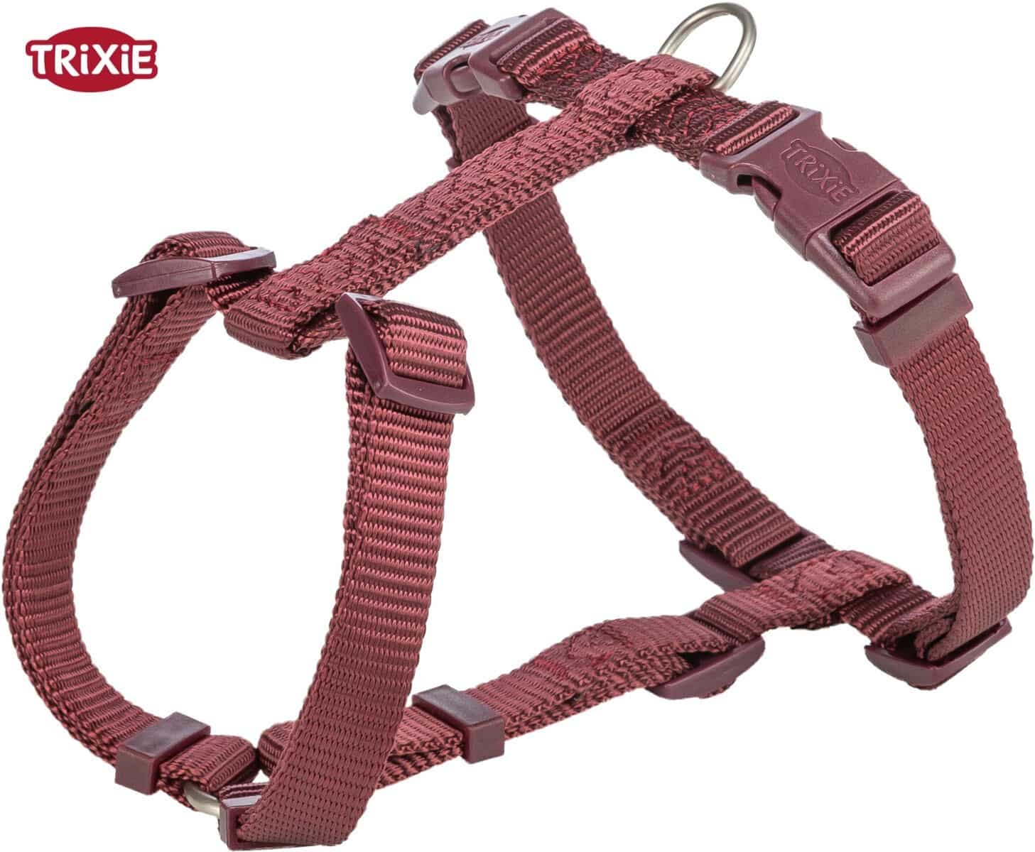 Шлея для собак TRIXIE Premium H-harness (сангрия)
