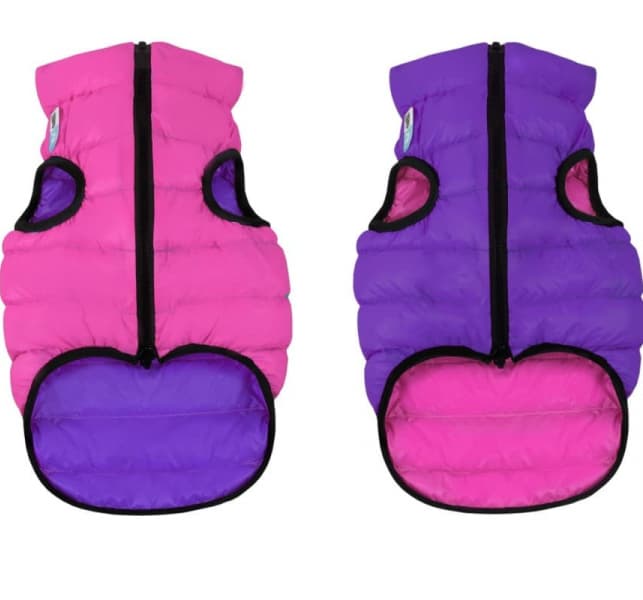 Курточка двухсторонняя для собак AiryVest (розовый/филетовый)