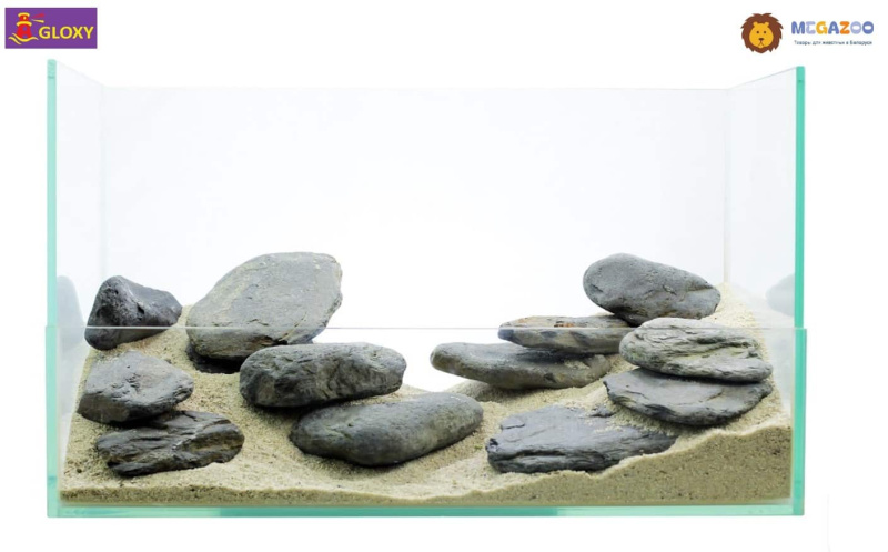 Набор камней разных размеров GLOXY Песчанная буря (уп 20 кг)