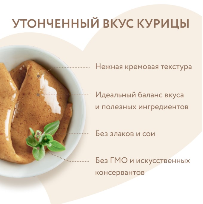 Крем-лакомство Мнямс для кошек с курицей