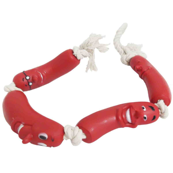Игрушка для собак "Колбаски" винил