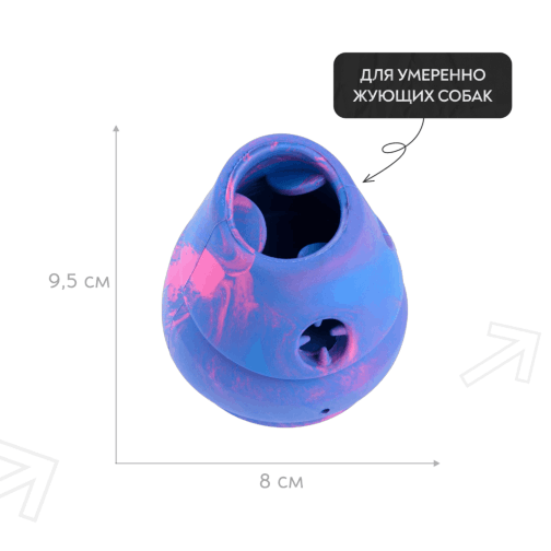 Mr.Kranch Игрушка для собак 8*9.5 см разноцветная, не ароматизированная