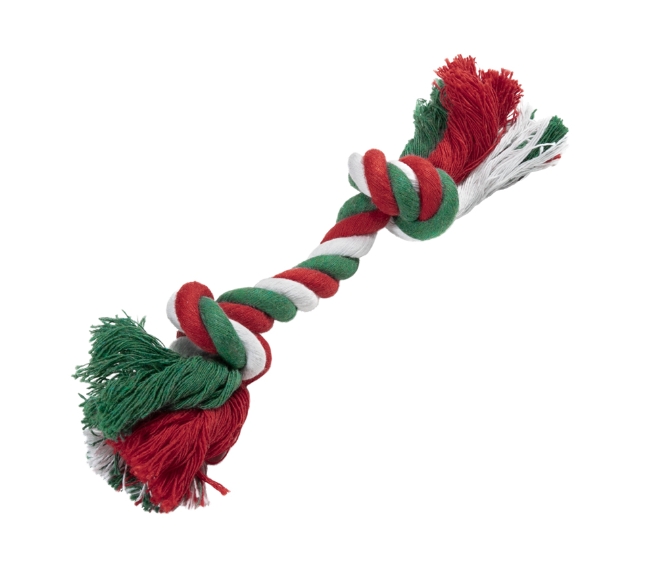 Игрушка для собак "Веревка, 2 узла" NEW YEAR