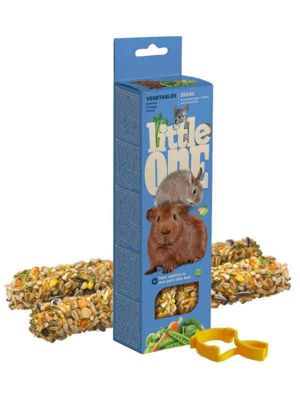 Палочки для грызунов с овощами "Little One" 2х60 гр