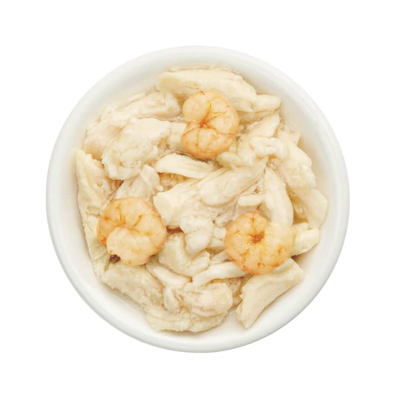 Влажная еда для кошек "Деревенские лакомства" "Домашние обеды" курица с креветкой в нежном желе