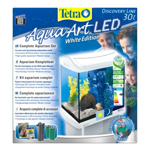 Аквариумный комплект для раков Tetra AA Disc LED Cray white 30L