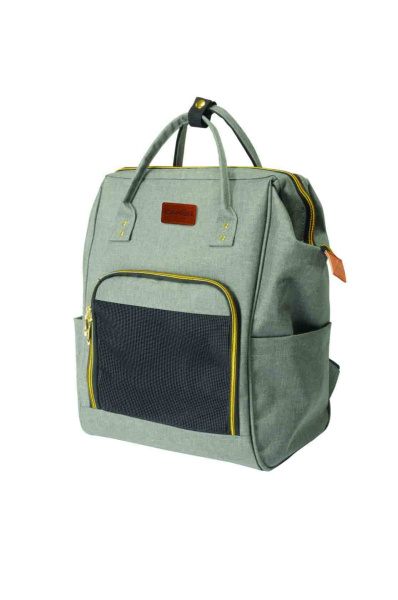 Рюкзак для переноски собак до 5 кг серый PET FASHION (CA646/B)