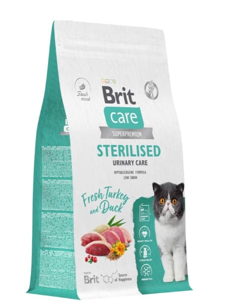 Сухой корм для кошек Brit Care Cat Sterilised Urinary Care