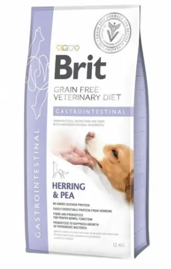 Каталог Сухой корм для собак Brit VDD Gastrointestinal Herring & Pea (остр. и хрон.гатроэнтерит) для собак