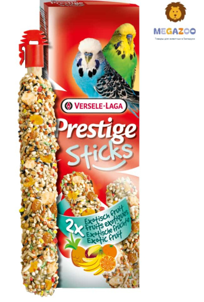 Палочки для волнистых попугаев Versele-Laga Prestige Sticks с семенами и экзотическими фруктами 