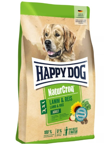 Каталог Сухой корм для собак HAPPY DOG NaturCroq Lamm&Reis для собак