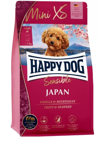Каталог Сухой корм для собак HAPPY DOG Mini XS Sensible Japan для собак