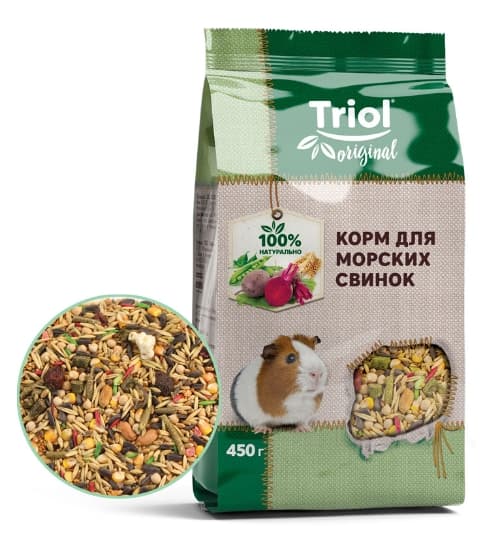 Корм для морских свинок Triol Original 450 гр (40111010)