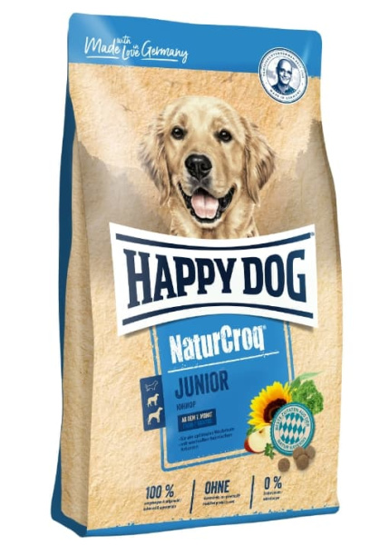 Каталог Сухой корм для щенков HAPPY DOG NaturCroq Junior для собак