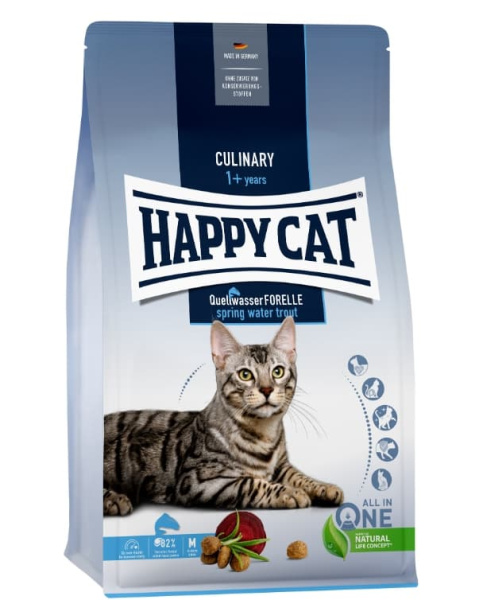 Сухой корм для кошек Happy Cat Culinary Quellwasser-Forelle (речная форель)