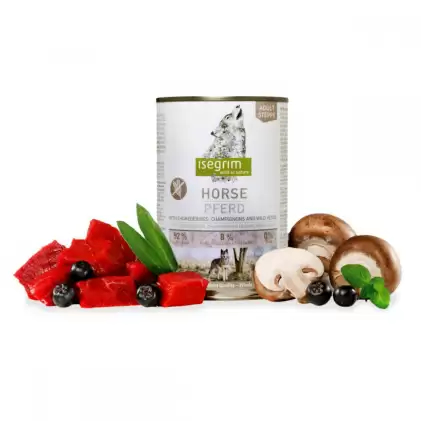 Консервированный корм Консервы для собак Isegrim STEPPE Horse (конина, рябина)