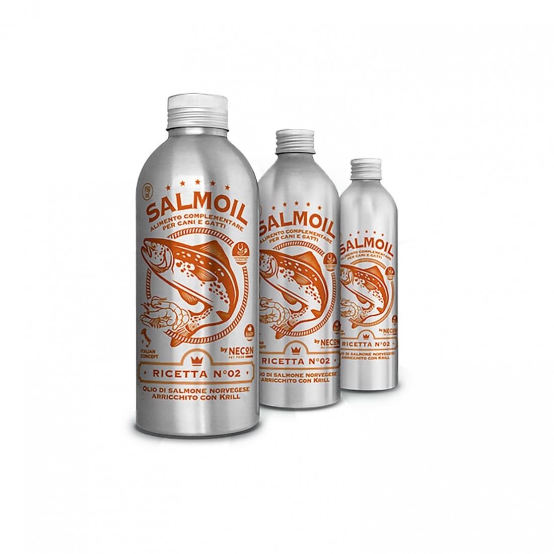 Лососевое масло NECON SALMOIL RICETTA 2