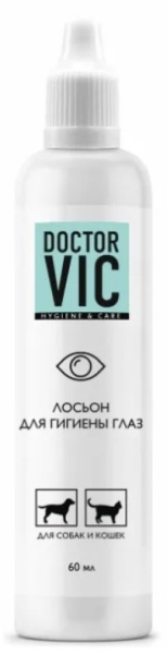 Лосьон Doctor VIC для гигиены глаз для кошек