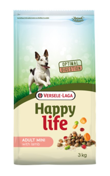 Рацион для собак мелких пород Happy Life Mini (ягненок)