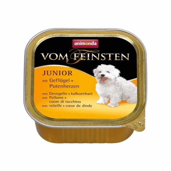 Паштет для молодых собак Animonda Vom Feinsten Junior (птица и сердце индейки) 