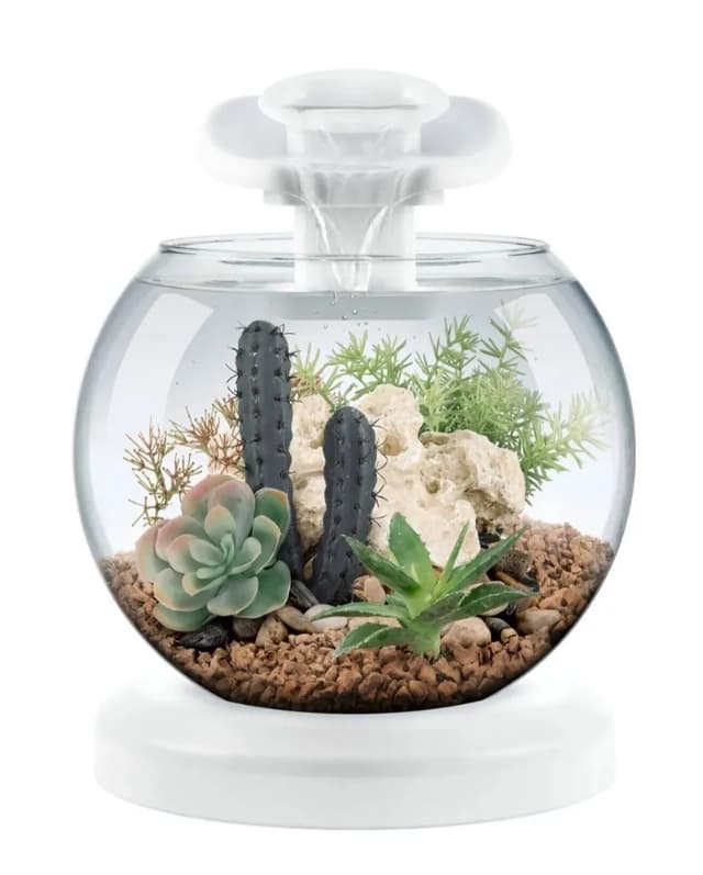 Интерьерный аквариум Tetra Duo Waterf Globe LED bk 6,8L 2 MK (белый)