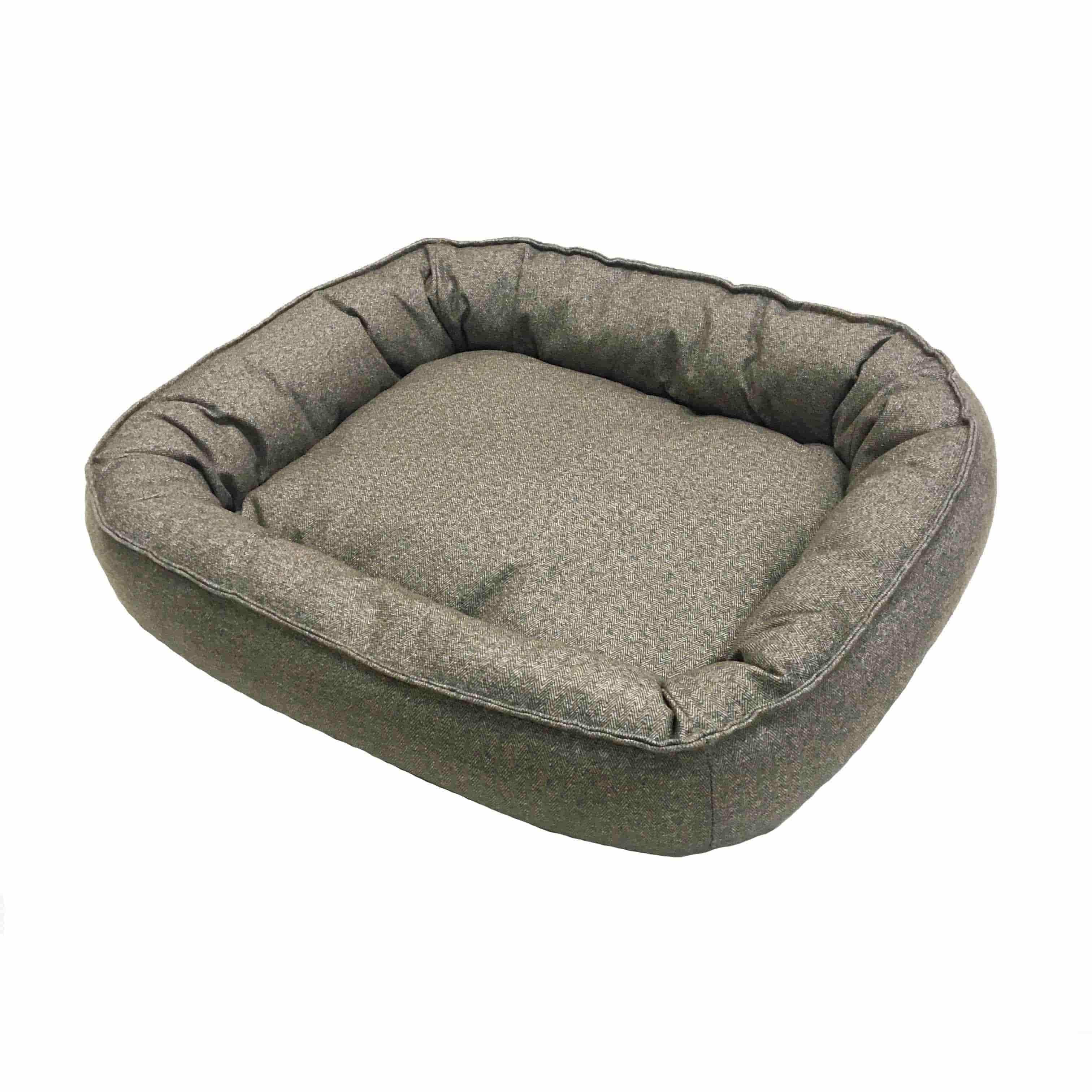 Лежанка прямоугольная Тото10 (зеленовато-бежевая)