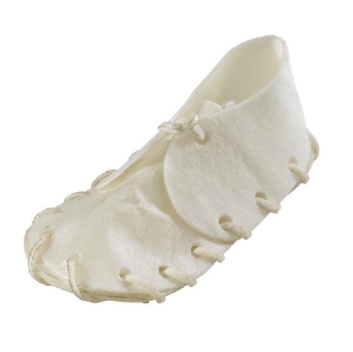 Жевательные башмачки №5 из сыромятной кожи Green Qzin WHITE 20 гр (734192)