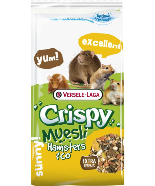 Crispy Muesli Hamsters & Co для хомяков и других грызунов