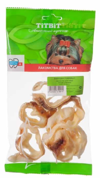 Ракушки говяжьи "TiTBiT" 62 г (319915)
