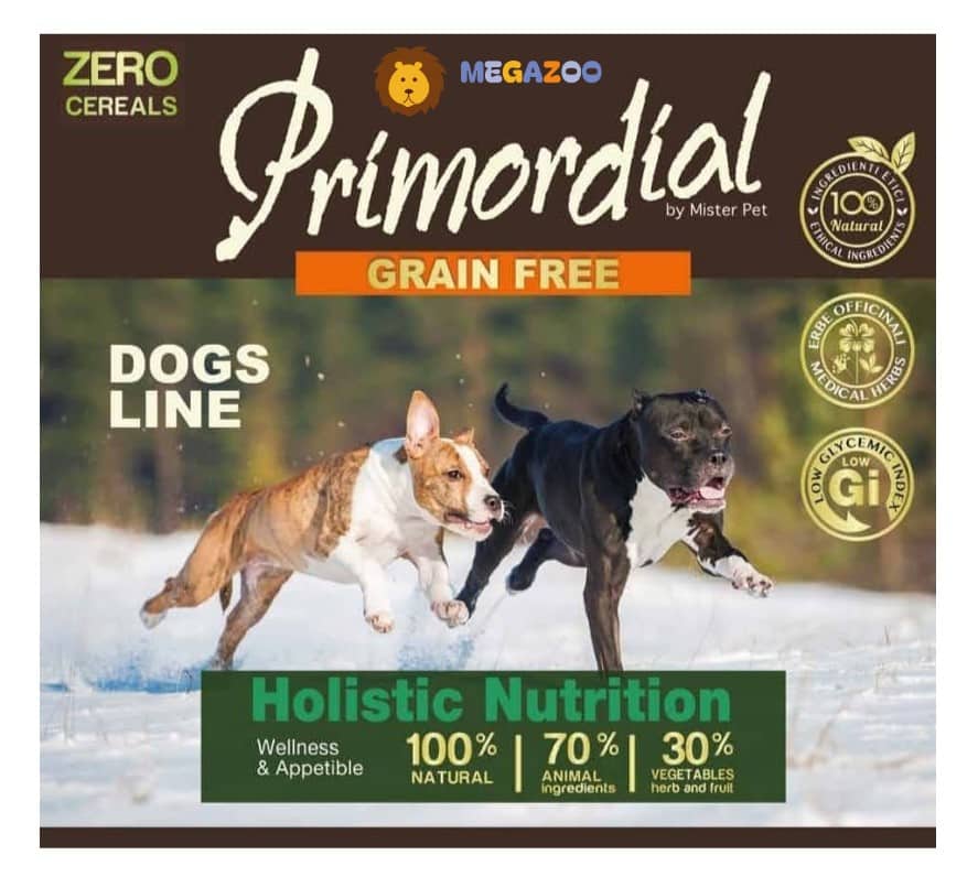 Питание для собак Primordial Dog Adult (тунец, ягненок)