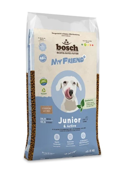 Каталог Сухой корм для собак Bosch My Friend+ Junior & Active Dog для собак
