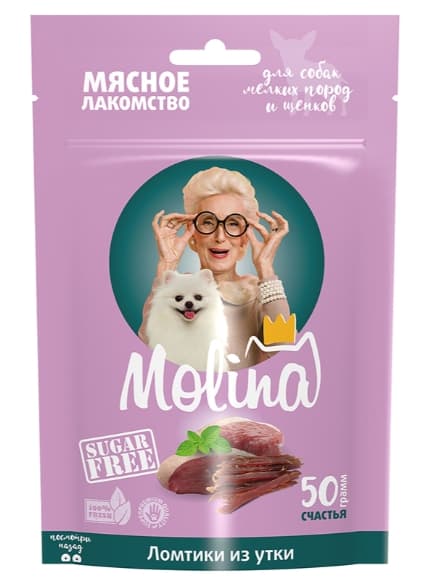 MOLINA Ломтики из утки 50 гр