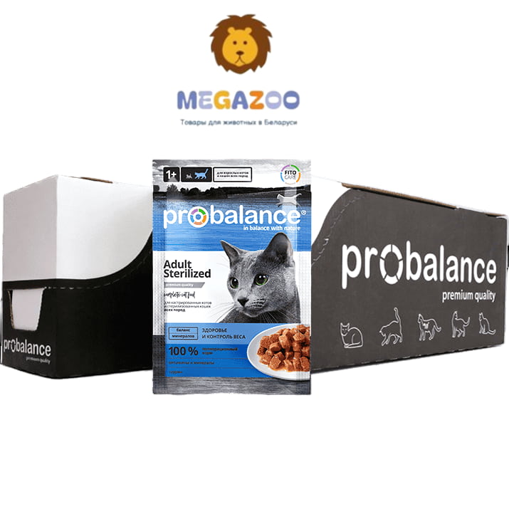 Мокрая еда для стерилизованных кошек ProBalance Sterilized Cat (курица)