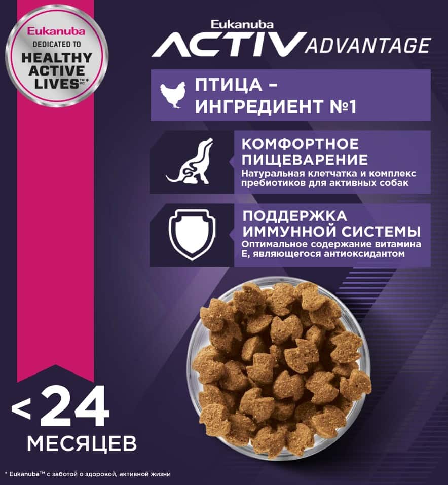 Еда для щенков Сухой корм для щенков Eukanuba Puppy Large Breed (птица)