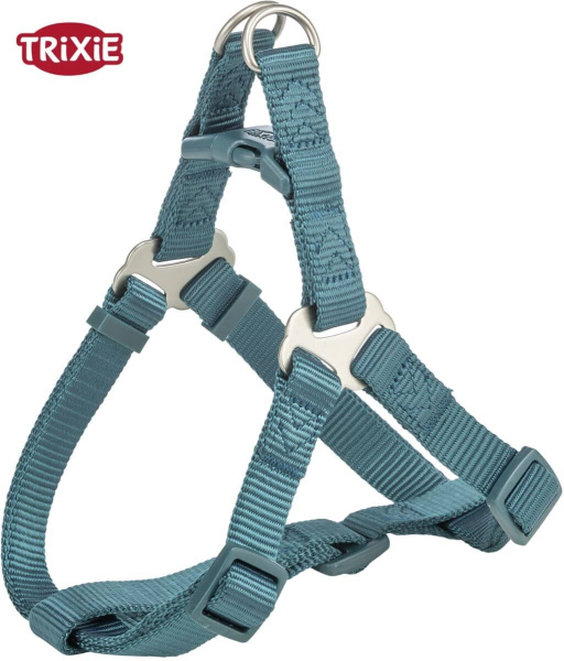 Шлея для собак TRIXIE Premium One Touch harness (петроль)