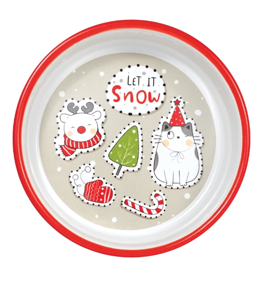 Миска керамическая "Снежок" NEW YEAR Triol