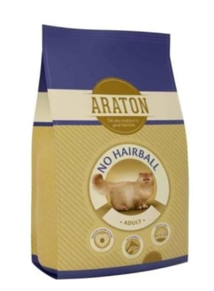 Сухой корм для кошек Araton No Hairball (Курица и говядина)