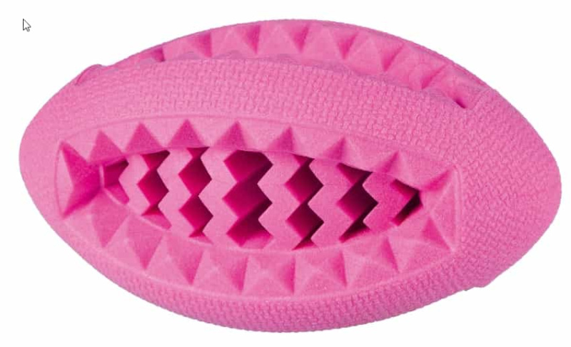 Игрушка для собак "TRIXIE" "Мяч для регби" термопластичная резина 13 см (33442).