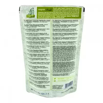 Пресервы для собак Влажный корм для собак Isegrim Roots Adult Field (конина)