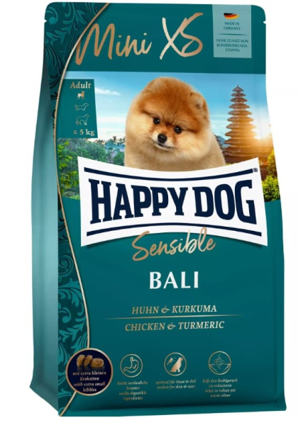 Каталог Сухой корм для собак HAPPY DOG Mini XS Sensible Bali для собак