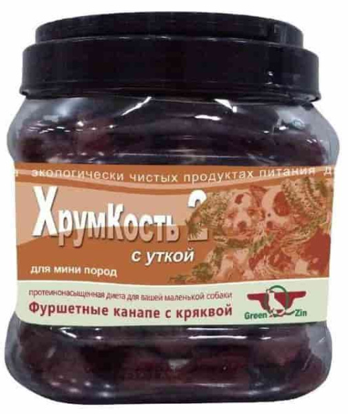 Сушеные гантельки с уткой Green Qzin "ХРУМКОСТЬ 2" 750 гр (718505)